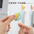 No-drill adhesive hooks - heavy duty, damage-free hooks for doors, kitchen, bathroom, walls, and backpacks