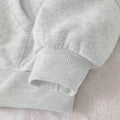 fashion american retro hooded sweatshirt pink foam letters loose shoulder casual pullover