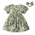 Summer floral girls' princess dress, cotton a-line skirt wholesale, new cross-border children's wear dress, girls' dress