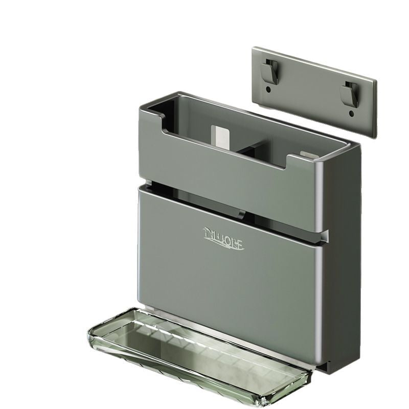 No-punching chopsticks wall-mounted kitchen drain knives household shelves storage box chopstick cage chopsticks wall hanging