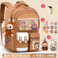 Labubu backpack - new 2026 model for elementary school students (grades 1-6). lightweight, spine-protecting, and load-reducing design for boys and girls