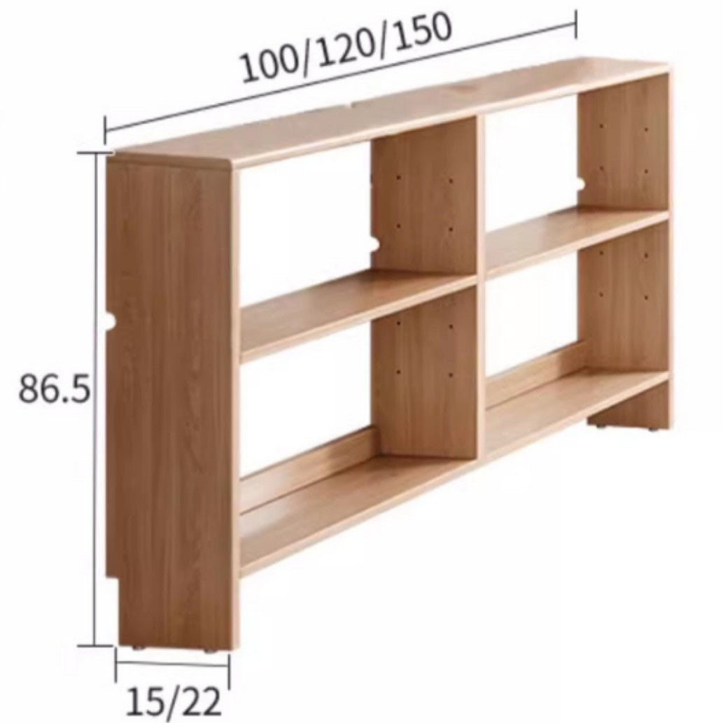 Solid wood bedside shelf, bedside gap, bedside crack, long cabinet against the wall, narrow frame behind the sofa, storage cabinet, storage