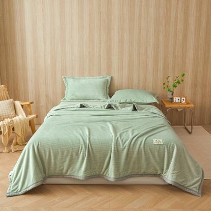 Milk fleece blanket office nap blanket sofa air conditioner blanket coral fleece bed single quilt bed