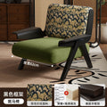 Single seater sofa chair french antique style solid wood lazy living room balcony casual chair zebra designer