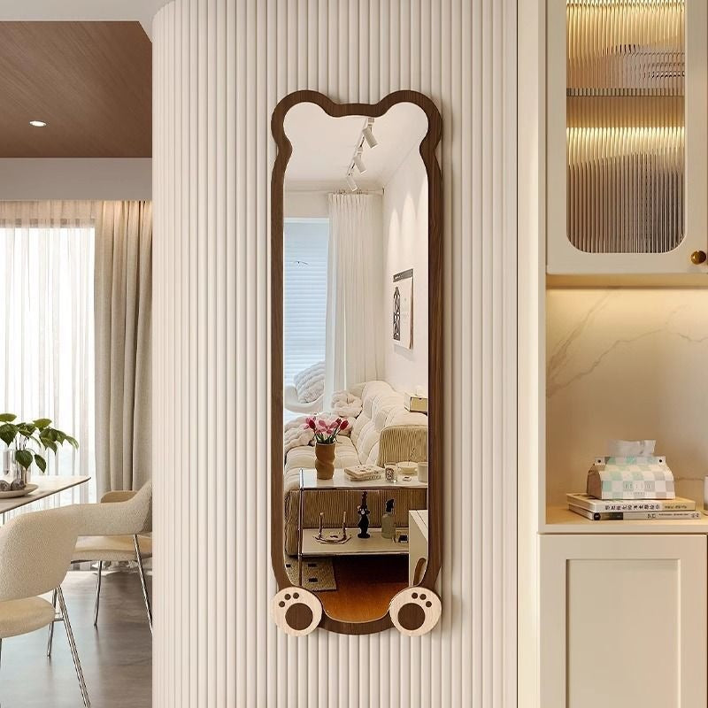 Bear full-length mirror floor mirror girl bedroom popular full-length mirror fitting mirror for home wall-mounted mirror