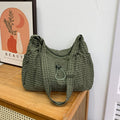 Large capacity bag women's fashionplaidnew arrivalk-stylecasual shoulder crossbody bag cloth bag work clothing dumpling bag