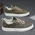 Canvas shoes men's low-top winter2025new arrivalniche style low-top printing sneakers menthick sole sports casualtrendy shoes