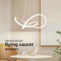 Circular clover pendant light - led restaurant minimalist modern living room dining table bedroom dining room creative bar lighting fixture
