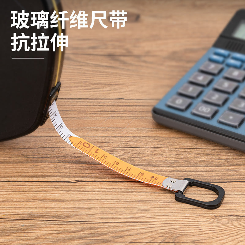Deli leather tape measure 30, 50 meters long tape measure, glass fiber tape measure, graduated leather tape measure wholesale