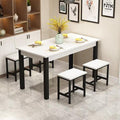 Dining table and chair combination snack bar restaurant fast food restaurant casual breakfast shop rectangular restaurant noodle shop dining table