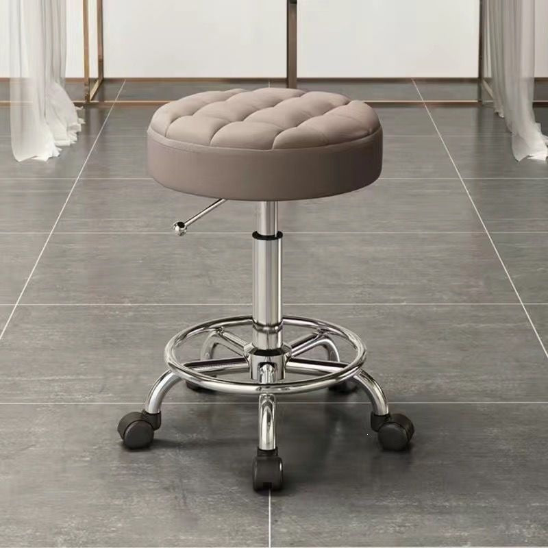 Beauty stool pulley beauty salon large work stool hairdressing shop hairdressing stool manicure adjustable chair for home round stool