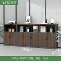[dark walnut] seven-door combination 280*40*120cm