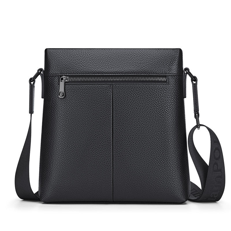 Emperor Paul Leather Men's Bag 2023 New Fashion Shoulder Crossbody Bag Business Casual Cowhide Backpack