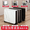 Simple foldable table dining table for home small apartment rental house rectangular portable stall small square table dining table