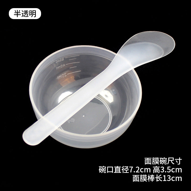Beauty mask tool set #2: mask bowl + mixing spoon & spatula, makeup bowl, beauty supplies, spa mask mixing bowl set