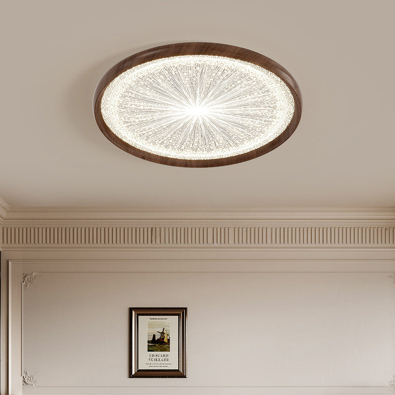 Full spectrum LED ceiling light eye protection living room bedroom dining room medieval house silent wind room Zhongshan lighting modern