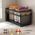 Kitchen multi-layer storage rack cabinet shelf cabinet pull basket sink dish seasoning pull-out layered rack