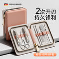 German-engineered nail clipper set - premium anti-splash nail clippers, angled edge cuticle nippers - wholesale