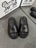 2025 new summer eva flip-flops women's summer outdoor thick sole "stomping on shit" sensation popular sandals for going out