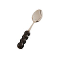Black pointed spoon (four beads)