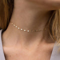 18k gold titanium steel gold-plated lace choker necklace for women short clavicle ins rhombus necklace stainless steel simple