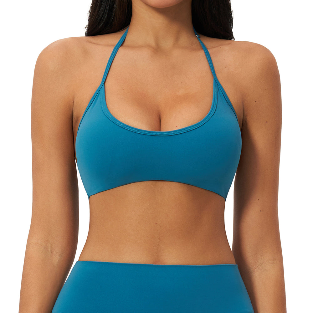 Seventy billion new backless bra shockproof quick-dry compression sports bra for outdoor fitness and running - model 2551