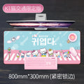 Large mouse pad, extra large rubber desk mat, non-slip keyboard pad, cartoon gaming desk mat, computer accessories