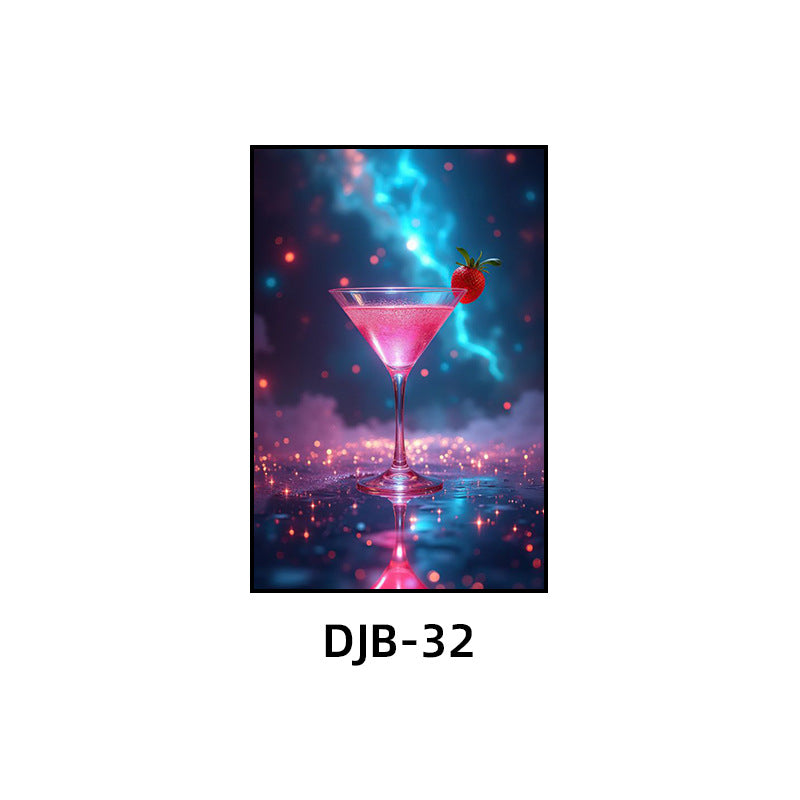 Bar luminous decorative painting ktv box atmosphere led hanging painting nightclub club trend creative neon mural