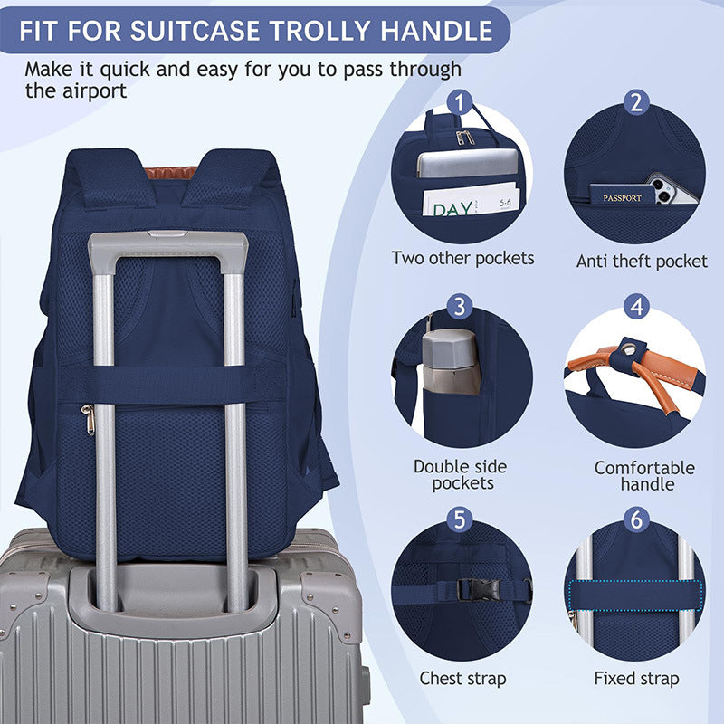 Business travel backpack double shoulder large capacity thermal insulation business wholesale multi-functional large capacity travel backpack