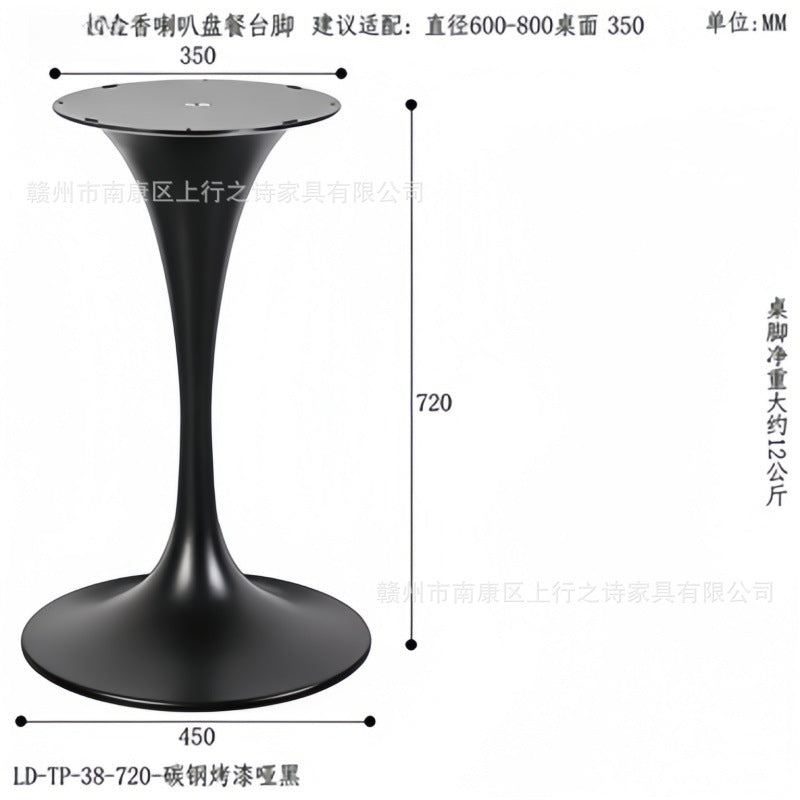 Tulip stainless steel hardware side table hotel b&b project customized light luxury living room corner table factory wholesale