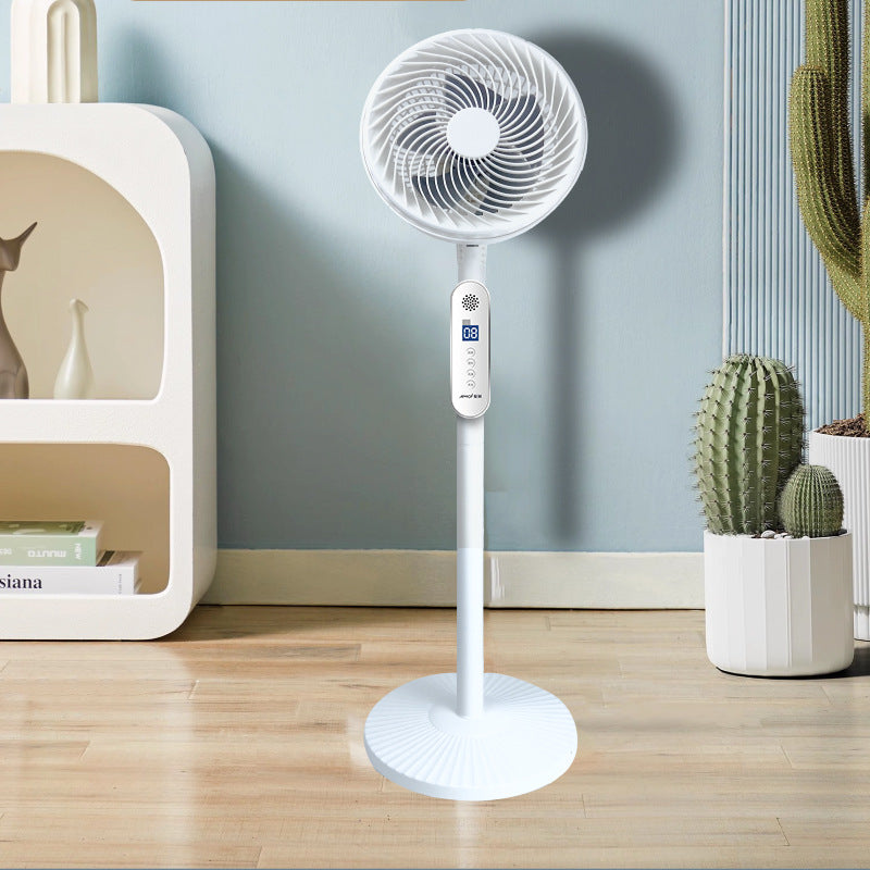 Xia xin 10inch air circulation fan - home stand fan, silent remote control, high airflow, timer, dormitory bedroom electric fan