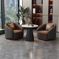 Coffee shop negotiation table and chair set, light luxury single sofa and coffee table combination, commercial beauty salon reception leisure table and chair set