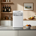 Mini ice maker for home/dorm use, 1.5l capacity, 6-8 minute ice production, cross-border customization, fully automatic, new smart model