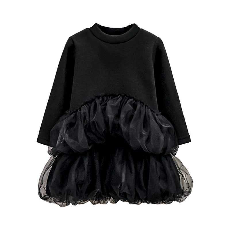 Girls' dress  spring/autumn new fashionable and stylish baby girl tutu princess dress little girl mesh skirt