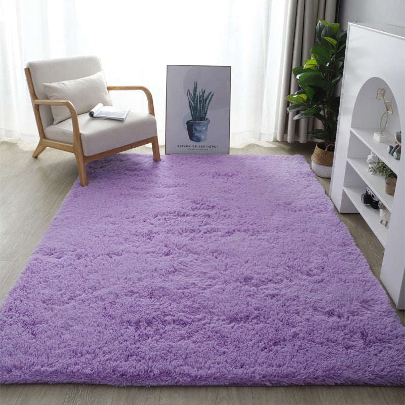 In stock supply thick washable silk stuffed blanket floor mat bedroom living room carpet floor mat bay window mat patchwork carpet