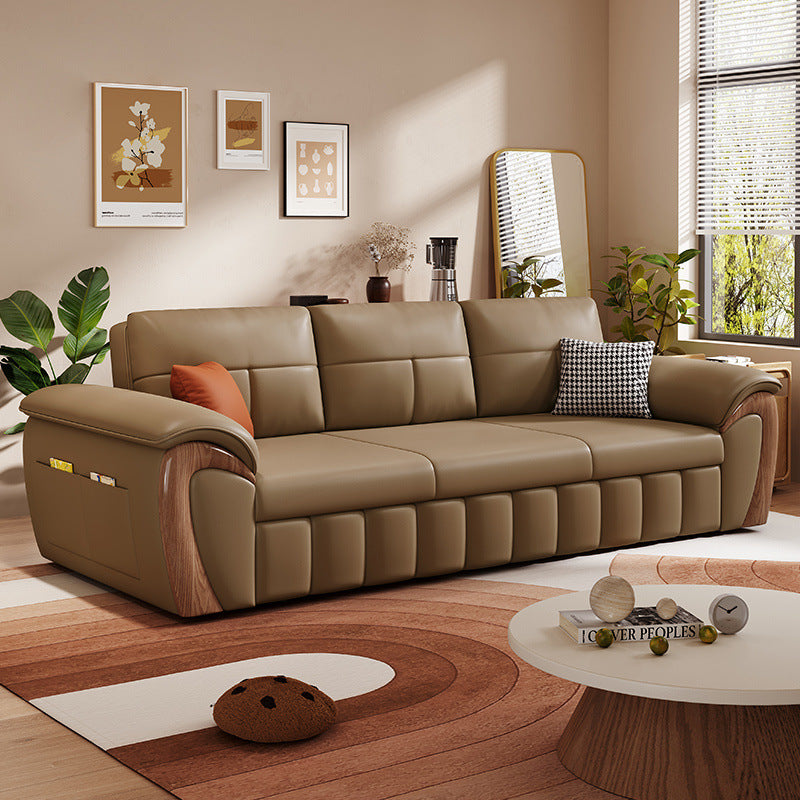 Casualfor homesmall apartment high-end sofa bed sitting and lying multi-functional living room foldable dual-purpose storage all-in-one cat scratching leather