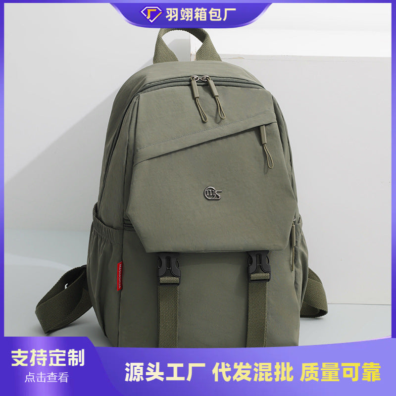 Cross-border new backpack, computer bag, women's commute to work, travel backpack, lightweight Oxford cloth, large-capacity schoolbag