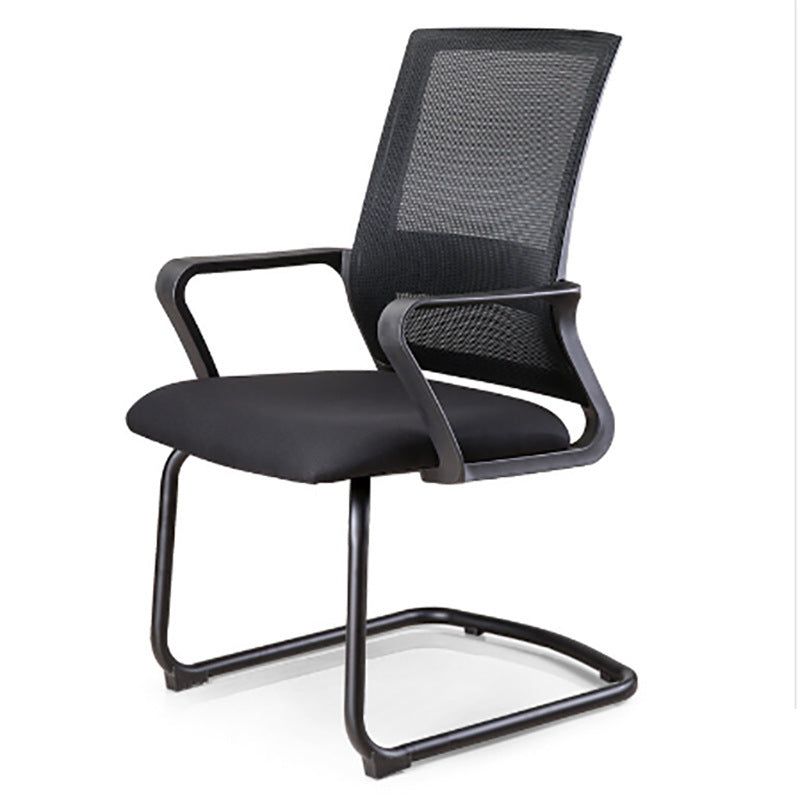 Office chair ergonomic chair office leisure chair staff chair mesh chair home study comfortable reclining fabric chair