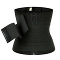 Detachable wrap belt plastic waistband postpartum belly wrap zipper bodysuit waist cincher sports fitness shapewear