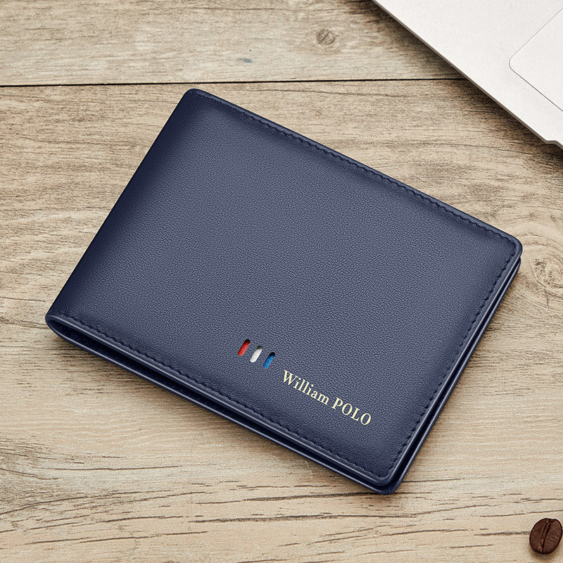 Paul Card Bag Men's Leather Multi-Card Holder Leather Holder Driver's License Holder Wallet Large Capacity Card Bag Men's Wholesale