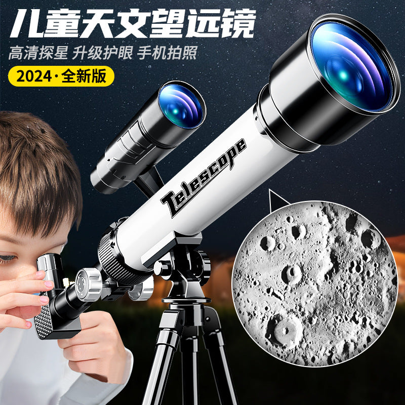 High-powered, high-definition astronomical telescope - educational science toy for boys, perfect for elementary and middle school students, beginner-friendly, and ideal for outdoor use