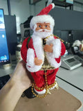 Santa claus climbing beads toy climbing rope old man music electric doll christmas gift decoration gift cross-border