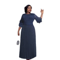 new european and american export evening gown,    lace maxi dress, african plus size pleated skirt