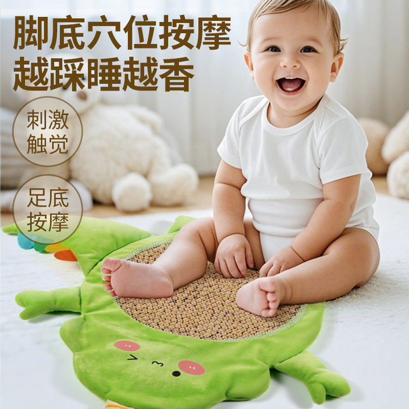 Baby expenditure physical energy toy step on beans early education puzzle sleep handy gadget 6 months 1 year old baby comfort doll