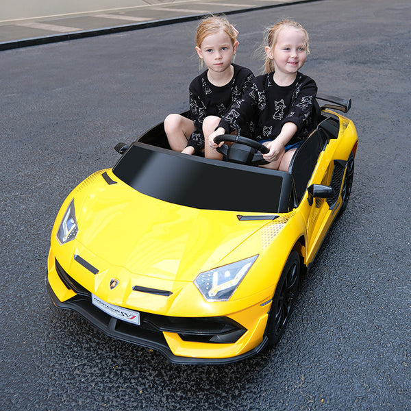 Children's electric car single double four wheels can sit remote control baby car children's men's and women's single double adult toys