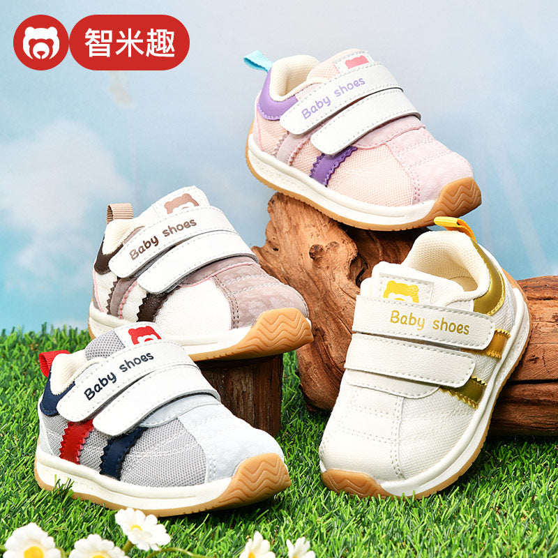 Toddler shoes for boys, spring and autumn, 0-1-2 years old, soft sole infant shoes, children's shoes, infant and toddler shoes for girls