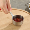 Stainless steel sauce cup with handle, commercial dipping dish, western steak sauce cup, juice cup, creative ketchup cup, tableware