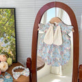 Newborn infant casual fashion short-sleeve bodysuit summer thin clothes baby girl triangle romper outfit