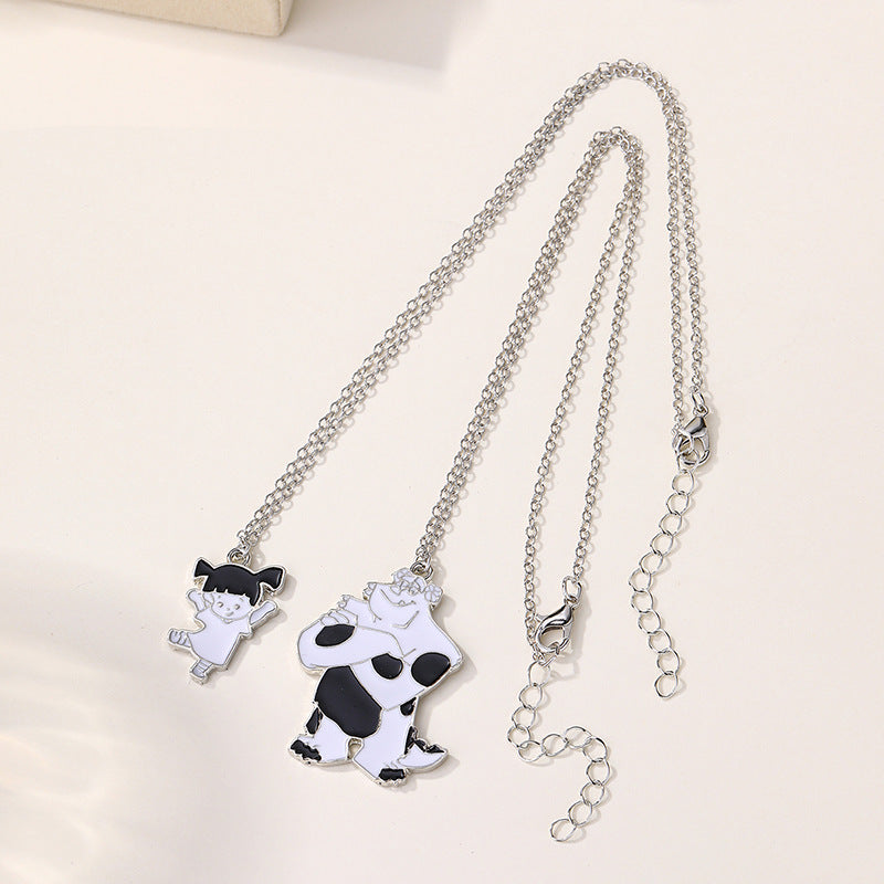 Wholesale necklaces & pendants: cross-border hot seller - perfect gift for best friends & girlfriends - cute cow pendant necklace for women