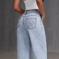 independent station youth girl jeans new arrivalloosestraight-leg pants